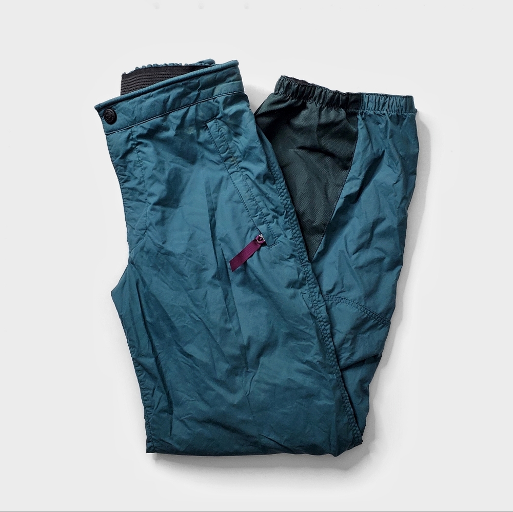 PATAGONIA Teal Nylon High Rise Outdoor Pants